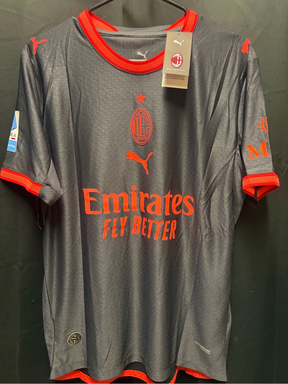 Christian Pulisic AC Milan 26/27 Third Jersey